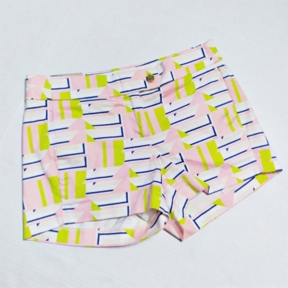 J. Crew Factory Curvy Fit Geometric Print Stretch Chino NWT